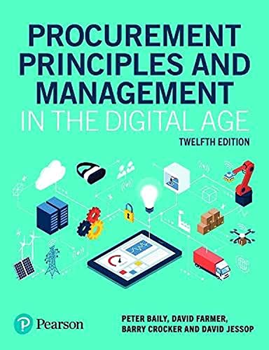 Book cover: “Procurement Principles and Management in the Digital Age,” twelfth edition.