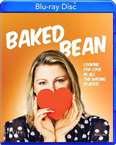 Baked Bean Blu-ray cover featuring a woman holding a red heart.
