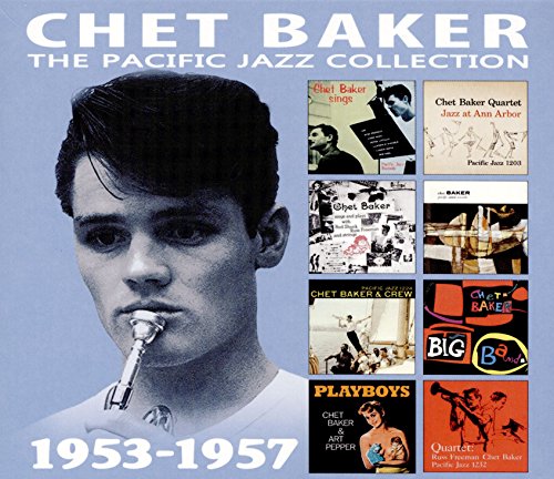 Chet Baker CD cover featuring a portrait and album artwork collage.