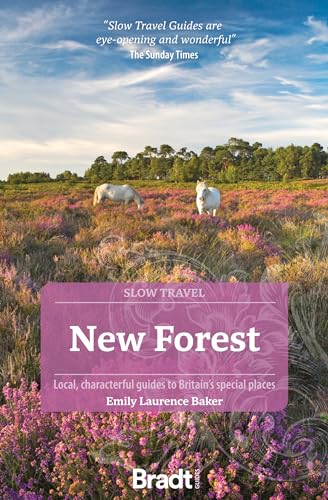Book cover: New Forest landscape with horses and purple heather.