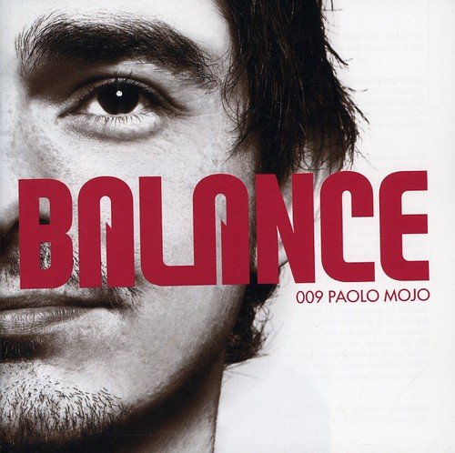 CD cover: close-up of a man’s face with bold red “BALANCE” text.
