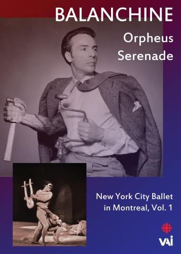 DVD cover featuring George Balanchine in a jacket, with ballet performance image.