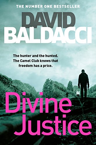 Book cover: "Divine Justice" by David Baldacci, featuring a lone figure.