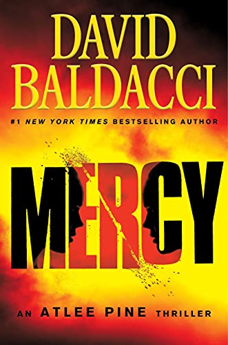 Book cover for "Mercy" by David Baldacci, featuring silhouetted faces.