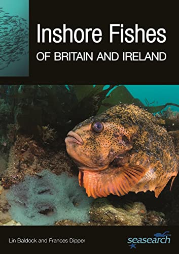 Book cover titled Inshore Fishes of Britain and Ireland featuring a mottled brown fish.