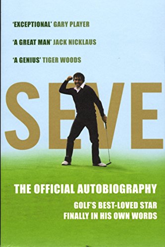 Book cover featuring golfer Seve Ballesteros in a black jacket and pants.