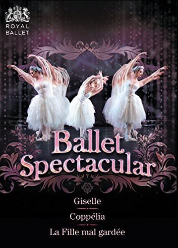 DVD cover for "Ballet Spectacular" featuring three ballerinas in white tutus.