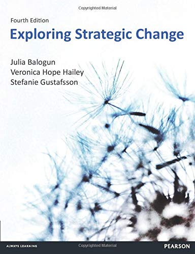 Book cover: “Exploring Strategic Change,” fourth edition, with a dandelion.