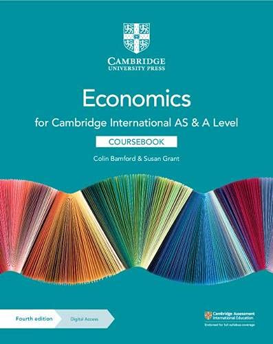 Economics textbook cover with fanned pages and Cambridge University Press logo.