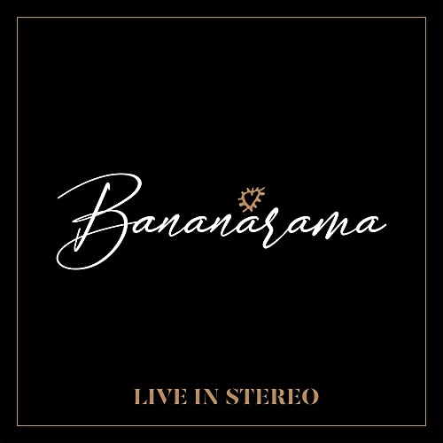 Black album cover with white “Bananarama” script and a small gold graphic.