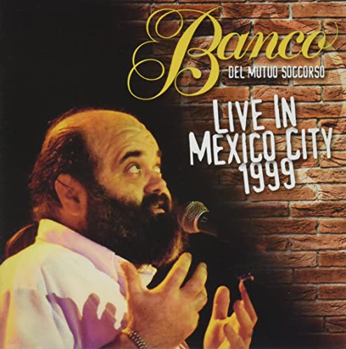 CD cover: Banco Del Mutuo Soccorso live album with a portrait.