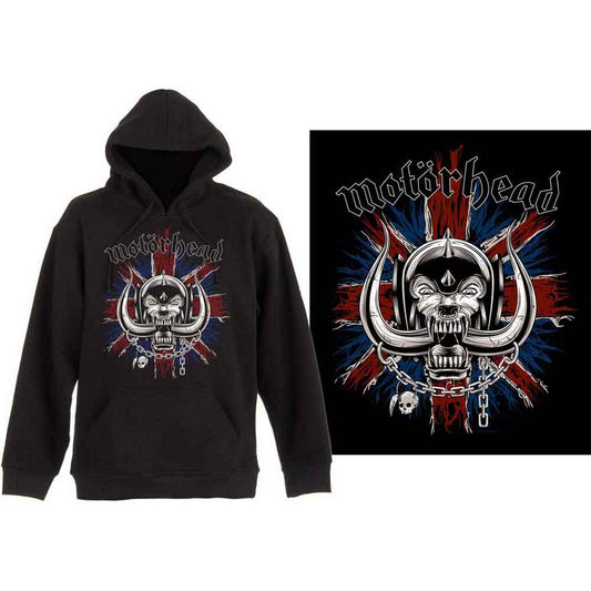 Dark grey hoodie with Motorhead’s “British Warpig” artwork on the chest.