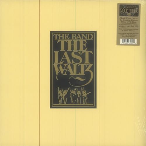 Yellow vinyl 3LP of The Band’s “The Last Waltz” with black label.