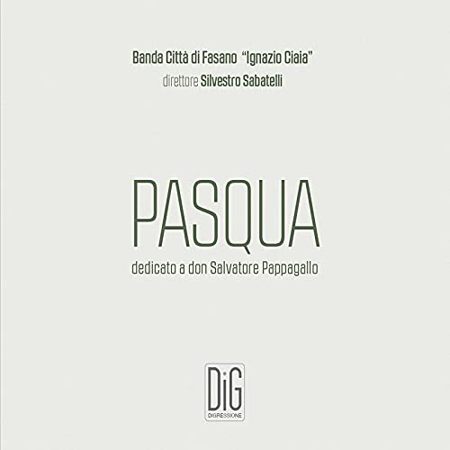 CD cover for "Pasqua" by Banda Città di Fasano, with white text on beige.