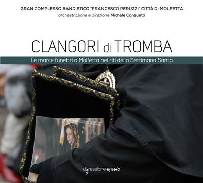 CD cover: ornate frame holding a religious image, dark clothing.