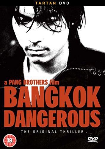 DVD cover for "Bangkok Dangerous" featuring a man’s intense close-up.