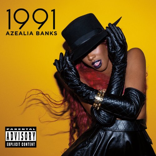 Azealia Banks album cover: artist in hat and black gloves.