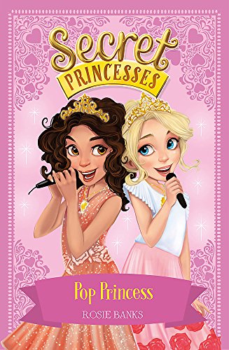 Book cover featuring two young girls with tiaras holding microphones.