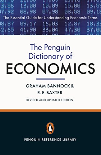 Cover of "The Penguin Dictionary of Economics," eighth edition.