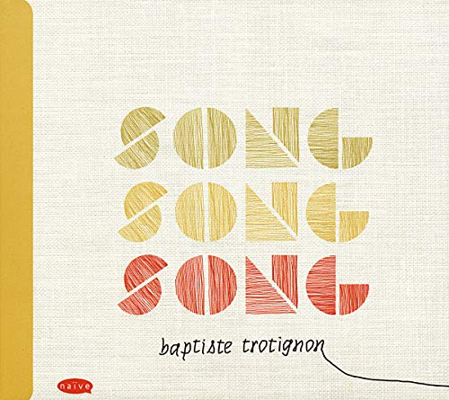 CD cover with repeating “SONG” in red and yellow sketched lettering.