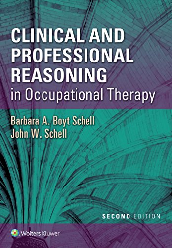 Book cover: "Clinical and Professional Reasoning in Occupational Therapy," second edition.