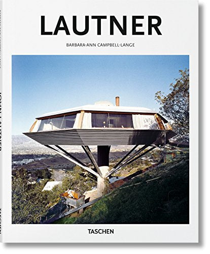 Book cover featuring a modernist, circular house elevated on pillars.