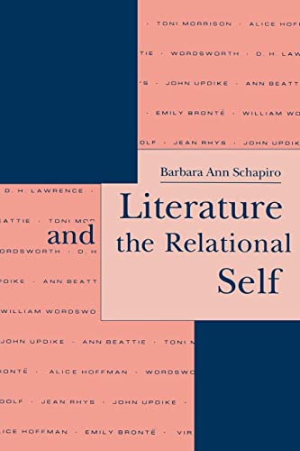 Book cover: "Literature and the Relational Self" by Barbara Ann Shapiro.