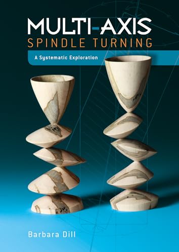 Book cover featuring two stacked, turned wooden forms on blue background.
