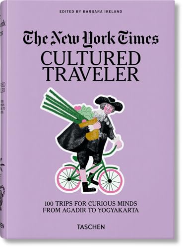 Purple book cover with illustrated cyclist and “The New York Times” title.
