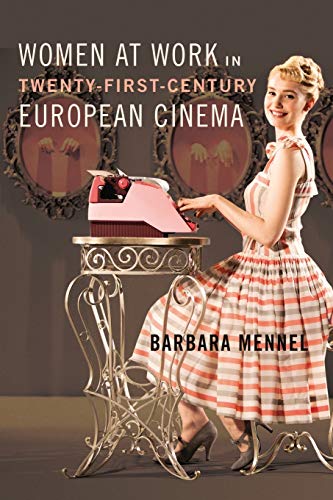Book cover featuring a woman with a vintage typewriter and ornate frames.