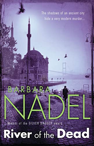 Book cover showing a silhouetted figure walking along a cobblestone waterfront in Istanbul.