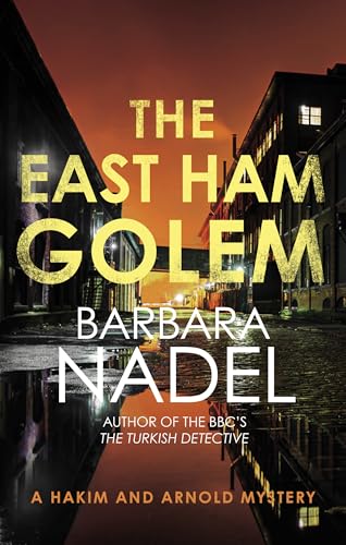 Book cover: “The East Ham Golem” with a street scene background.