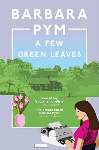 Book cover featuring a woman typing at a typewriter in front of a garden scene.