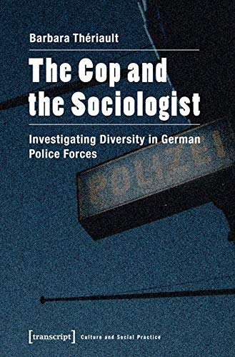 Book cover showing a dark blue background with a German Polizei sign and text.