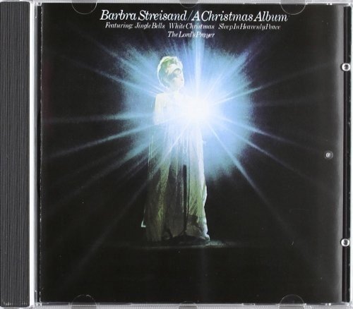 CD case featuring Barbra Streisand in a white gown with a bright halo.