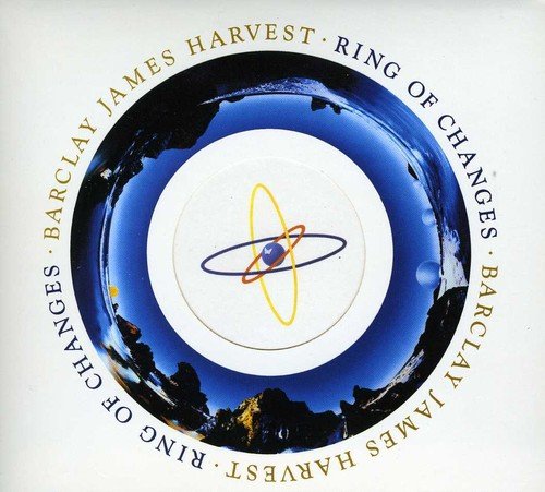"CD cover with a circular image of the Earth and an atom symbol."