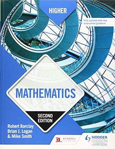 Book cover: “Higher Mathematics, Second Edition” with spiral staircase image.