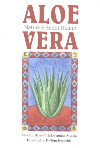 Book cover featuring an aloe vera plant with decorative border text.