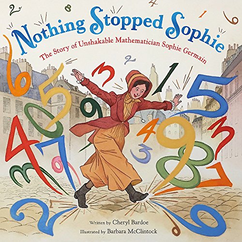 Book cover featuring a young woman surrounded by colorful numbers.