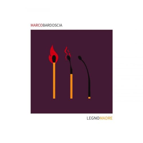 CD cover with a dark purple background and three stylized matchsticks.