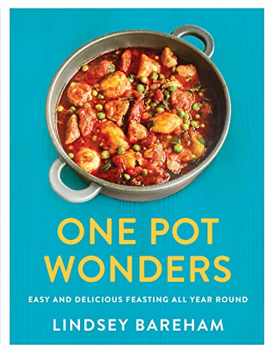 Cookbook cover with a pot of vibrant red stew and bold yellow text.