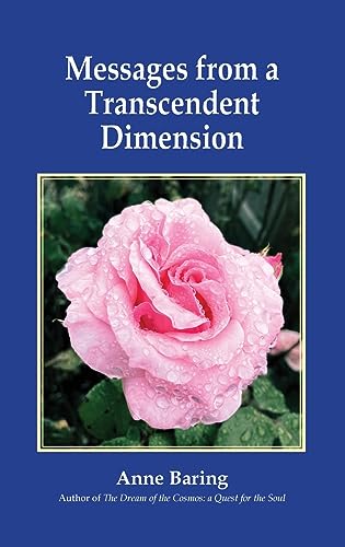 Book cover with blue background, white text, and a pink rose with water droplets.