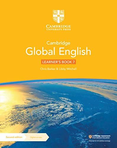 Cambridge Global English Learner's Book 7 cover with Earth image.