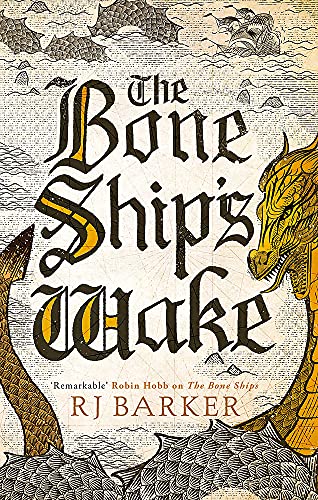 Book cover: ornate title, dragon illustration, and textured, wave-like background.