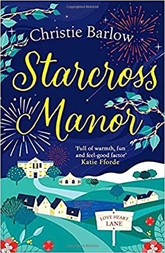 Book cover: “Starcross Manor” with a manor house and fireworks display.