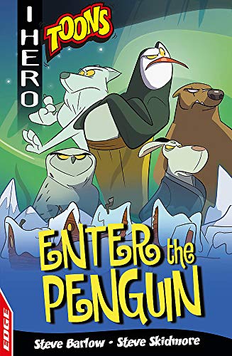 Book cover featuring cartoon animals in a snowy landscape.