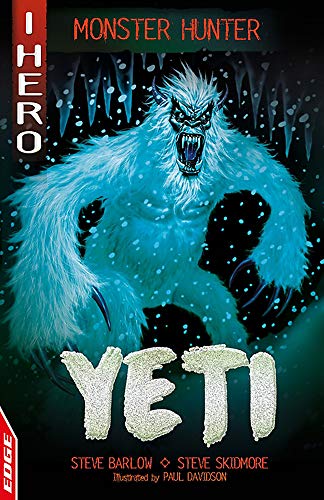 Book cover depicting a fierce, blue-tinged Yeti against a snowy backdrop.