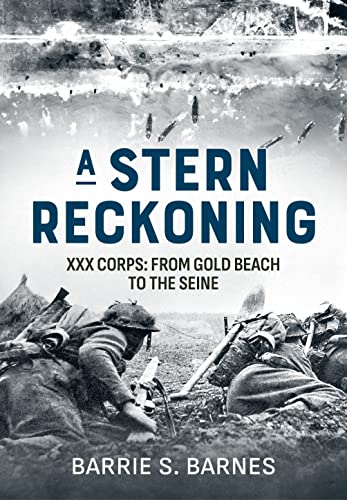 Book cover showing soldiers in a trench with the title A Stern Reckoning above.