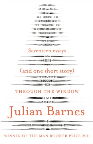 Book cover: "Through the Window" by Julian Barnes, with decorative lines.