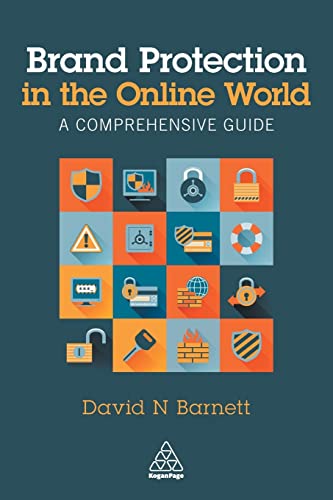 Book cover with security icons and title: "Brand Protection in the Online World.